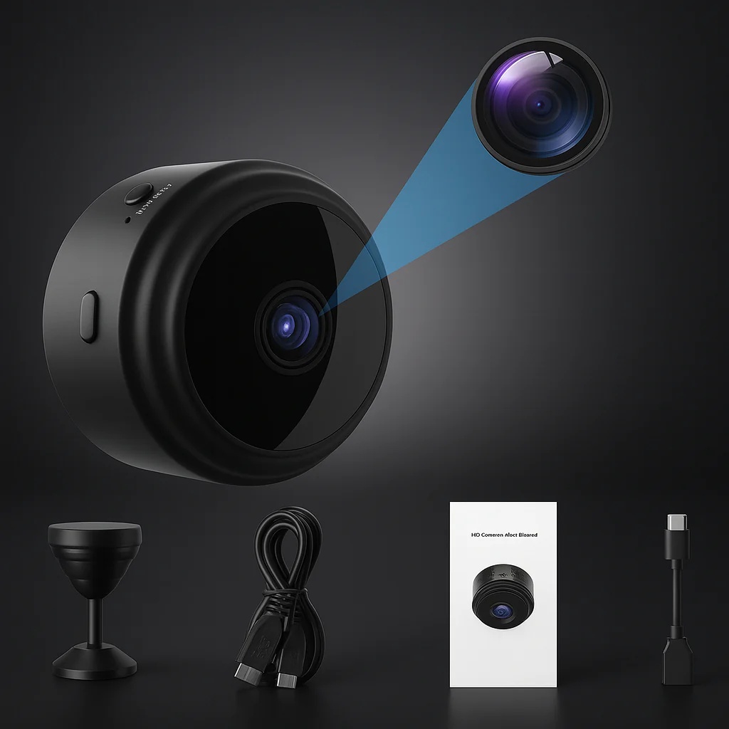 WLAN Kamera Überwachung kompakte Nachtsicht Mini Innen Außen - Image 3
