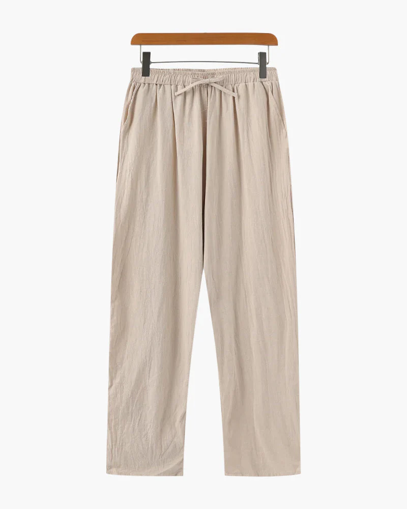 Xavier | 3-teiliges Sommer-Outfit mit Streifenhemd, Leinenhose & Loafern - Image 3