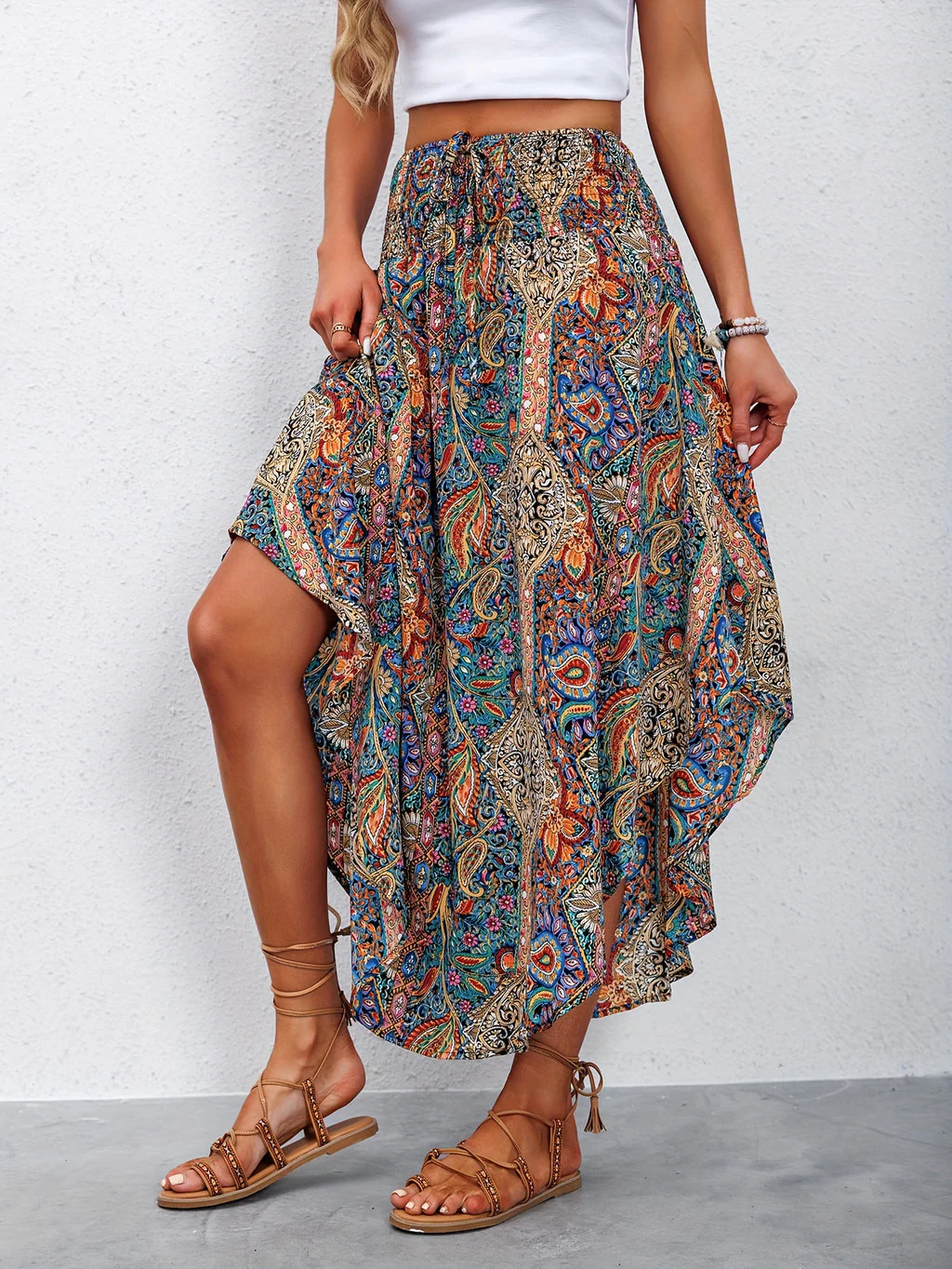 Zeitloser Boho-Sommer-Rock für Frauen - Adina