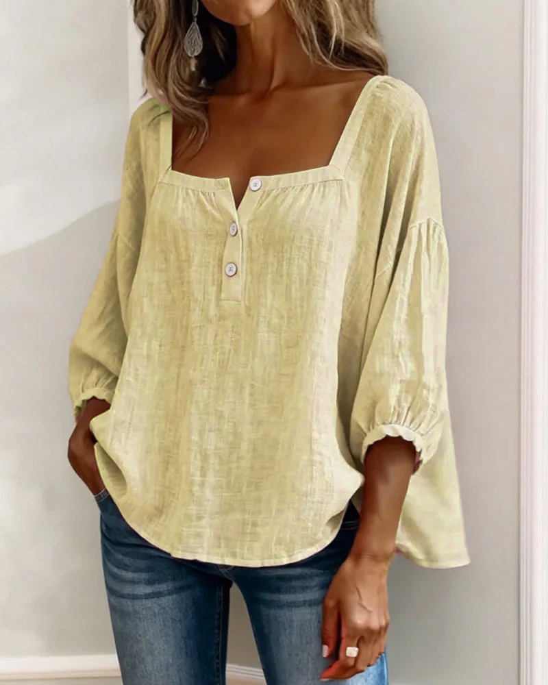 Zoe | Elegante Bluse Damen Eckiger Stil - Image 10